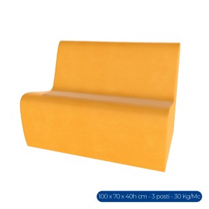 Forma Morbida Flora Seduta Divano 3 Posti in Similpelle...