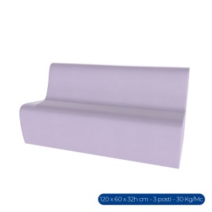 Forma Morbida Flora Seduta Divano 3 Posti in Similpelle...