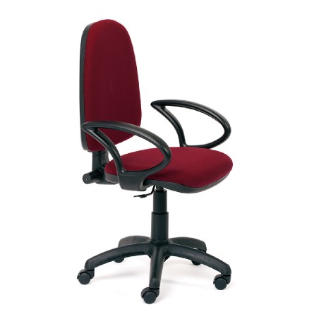 Sedia Operativa con Braccioli Modello 930+956 - Colore Bordeaux