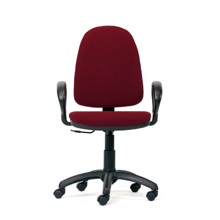 Sedia Operativa con Braccioli Modello 930+956 - Colore Bordeaux