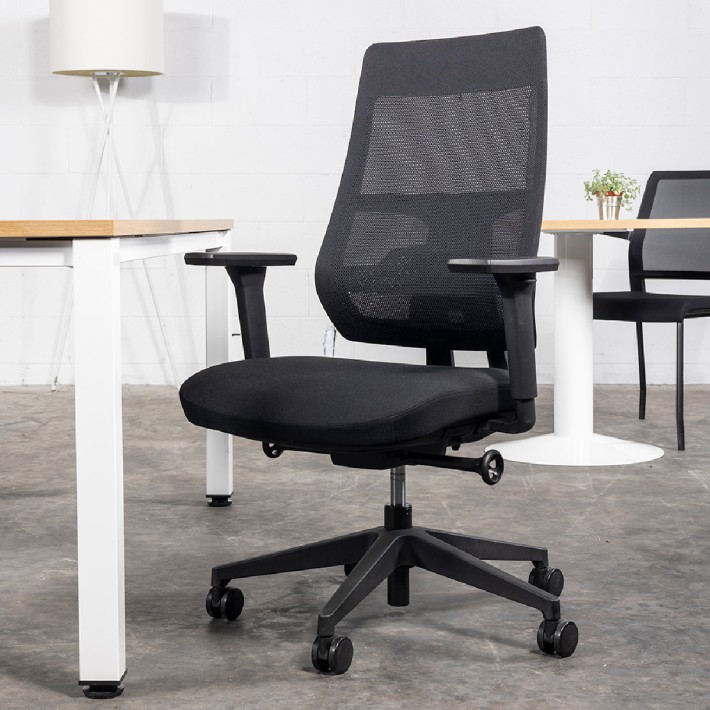 Sedia Operativa Modello 934M - Colore Nero/Blu