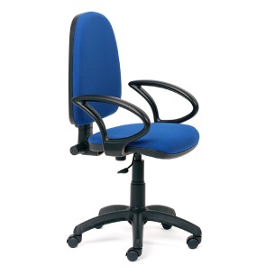 Sedia Operativa con Braccioli Modello 930+956 - Colore Blu