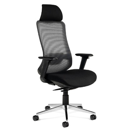 Sedia Operativa con Poggiatesta Modello 933-4 su Ruote - Colore Nero