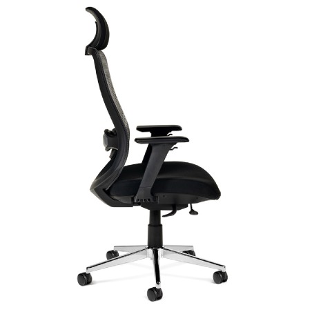 Sedia Operativa con Poggiatesta Modello 933-4 su Ruote - Colore Nero