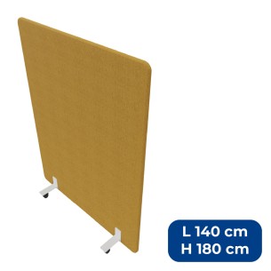 Pannello Fonoassorbente con Ruote - Dimensioni 140 x 180...