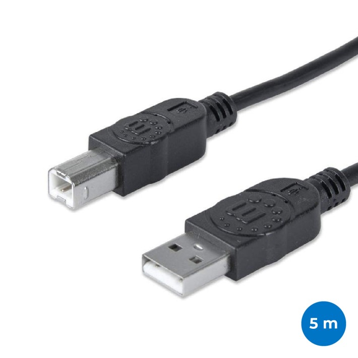 Cavo Usb 5 mt - Usb A Maschio / Usb B Maschio -...