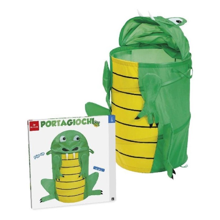 Portagiochi a forma di Coccodrillo