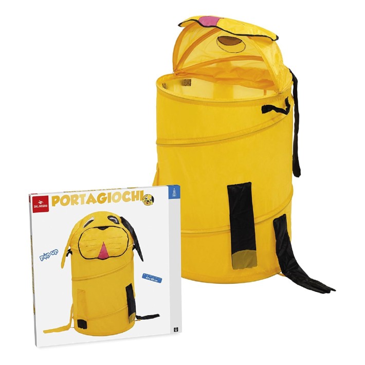 Portagiochi morbido a forma di cagnolino