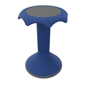 Sgabello Hokki - Altezza Variabile 50-68 cm - Colore Blu