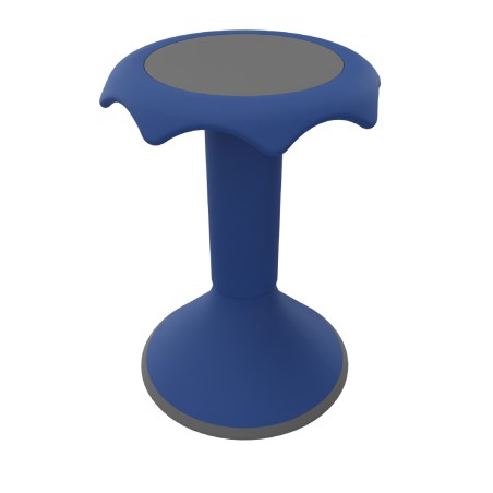 Sgabello Hokki - Altezza Variabile 50-68 cm - Colore Blu