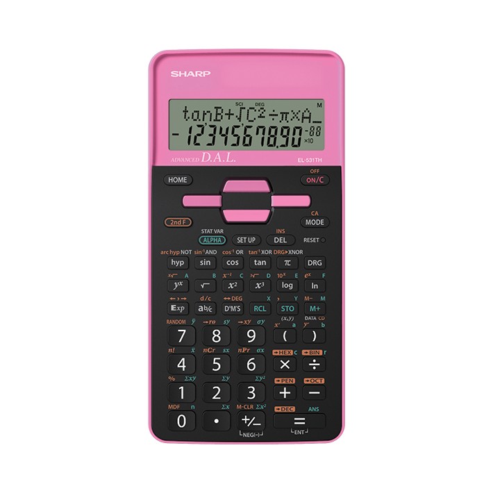 Sharp EL531THBPK - ROSA calcolatrice Tasca...