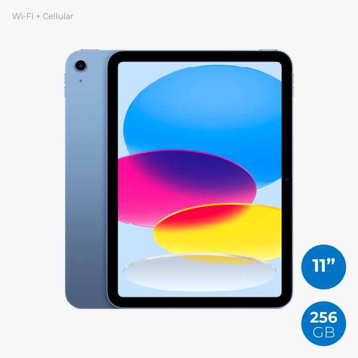 Tablet - Apple iPad 11"- Wi-Fi + Cellular 256GB...