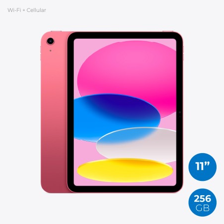Tablet - Apple iPad 11"- Wi-Fi + Cellular 256GB - Pink
