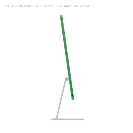 All in One 24" Retina 4.5K -  Apple IMac - CPU Apple M4 chip with 10‑core CPU and 10‑core...