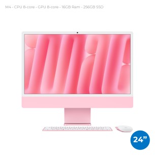 All in One 24" Retina 4.5K - Apple IMac - M4 CPU 8‑core -...