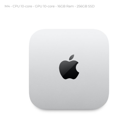 Computer Desktop - Apple Mac Mini - CPU M4 - Ram 16 Gb - SSD 256 GB - MacOS Sequoia