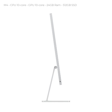 All in One 24" Retina 4.5K - Apple IMac - M4 CPU 10‑core - GPU 10‑core - 24GB Ram - 512GB...