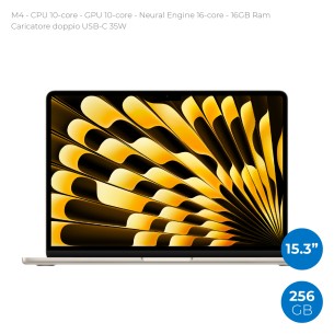 Notebook 15" - Apple MacBook Air - M4 CPU 10-core - GPU...