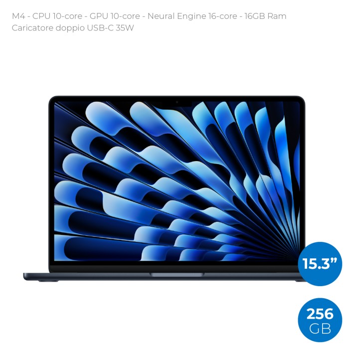 Notebook 15" - Apple MacBook Air - M4 CPU...