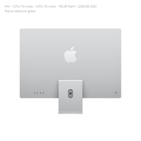 All in One 24" 4.5K Nano-texture - Apple IMac - M4 CPU 10‑core - GPU 10‑core - 16GB Ram -...
