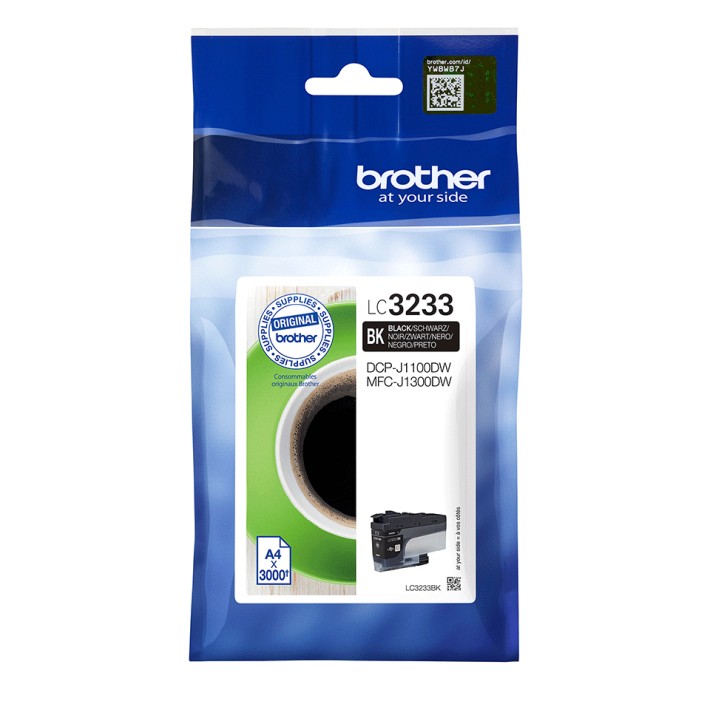 Brother LC3233BK cartuccia d'inchiostro 1 pz...
