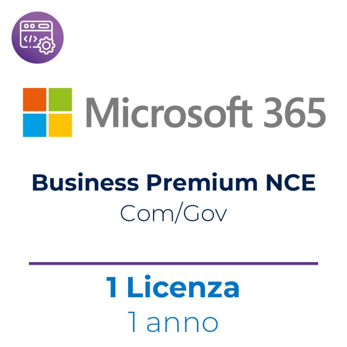 Microsoft 365 Business Premium NCE Com/Gov - 1...