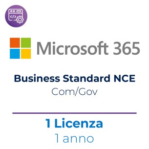 Microsoft 365 Business Standard NCE Com/Gov - 1 Utente -...