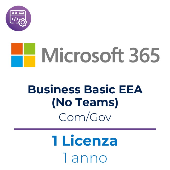 Microsoft 365 Business Basic NCE Com/Gov - 1...