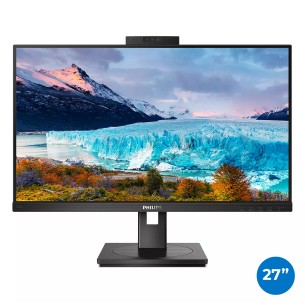 Monitor Professionale 27"- Philips 272S1MH - Full HD IPS - Webcam Integrata - HDMI - Display Port - Pivot