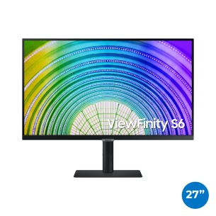 Monitor Desktop 27" QHD LED IPS - Samsung ViewFinity S6 -S60UA - HDMI - DP - USB Type-C - 3YW