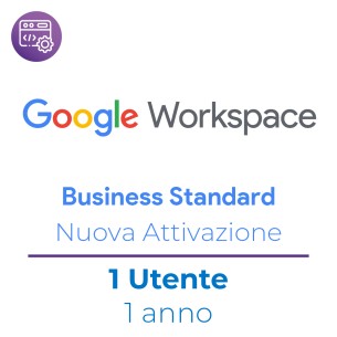 Google Workspace Business Standard - 1 Utente - Nuova Attivazione - 1 Anno