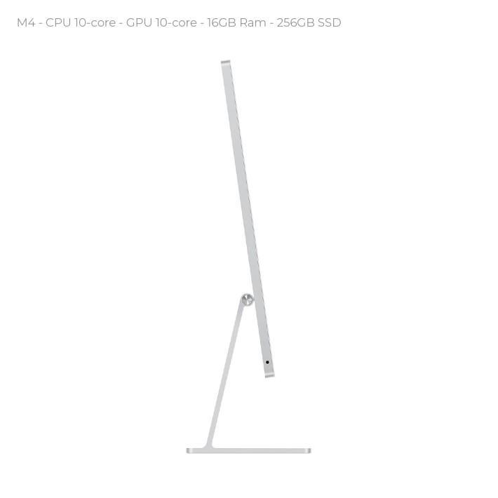 All in One 24" Retina 4.5K -  Apple IMac - CPU Apple M4 chip with 10‑core CPU and 10‑core GPU - 16GB Ram - 256GB SSD - Silver