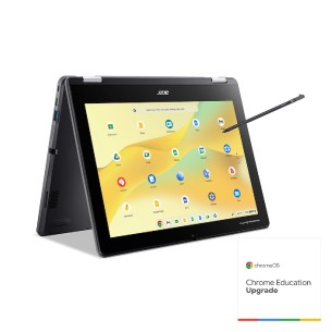 Chromebook con Schermo Touch Hd 12" e Penna - Acer R853TNA - Celeron N4500 - 8 Gb - 128 Gb - Licenza CEU inclusa
