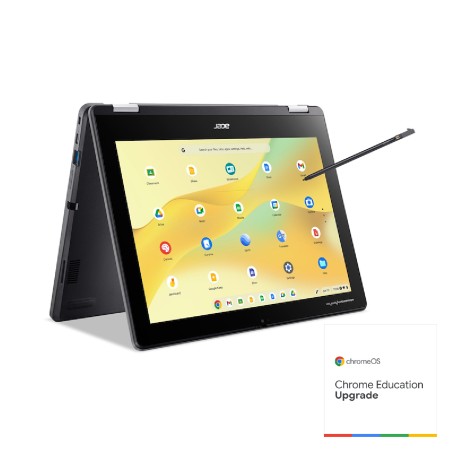 Chromebook con Schermo Touch Hd 12" e Penna - Acer R853TNA - Celeron N4500 - 8 Gb - 128 Gb -...