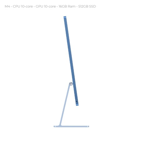 All in One 24" Retina 4.5K -  Apple IMac - CPU Apple M4 chip with 10‑core CPU and 10‑core...