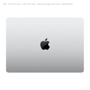 Notebook 14" - Apple MacBook Pro - M5 CPU 10‑core GPU 10‑core - Ram 16GB - SSD 512GB - MacOS Tahoe - Silver