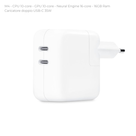 Notebook 13" - Apple MacBook Air - M4 CPU 10-core - GPU 10-core - Ram 16GB - SSD 512GB -...