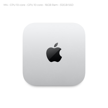 Computer Desktop - Apple Mac Mini - CPU M4 - Ram 16 Gb - SSD 512 GB - MacOS Sequoia