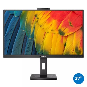 Monitor 27" - Philips 27B1U5601H/00 - Multimediale - Pivot - Webcam Integrata - Docking Station Usb-C