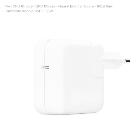 Notebook 15" - Apple MacBook Air - M4 CPU 10-core - GPU 10-core - Ram 16GB - SSD 256GB -...