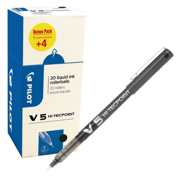Pilot V5 HI-TECPOINT VALUE PACK Penna stick a...
