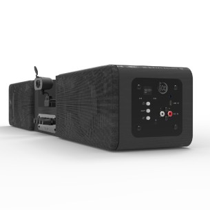 Soundbar preamplificata con webcam e 2 Radio microfoni wireless e funzione ECO - SBU 2R - Potenza 120W - Type-C - Webcam 4k 2