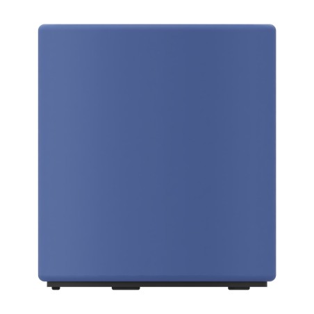 Pouf Giro in Tessuto Era - Diametro 40 cm - Altezza Seduta 45 cm - Colore Blu