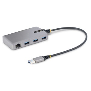 StarTech.com Hub USB a 3 porte con Ethernet - Hub USB 3.0...