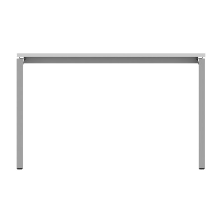 Tavolo Nova U in Melaminico - Dimensioni 140 x 60 x 74 cm  - Piano Colore Bianco - Struttura...