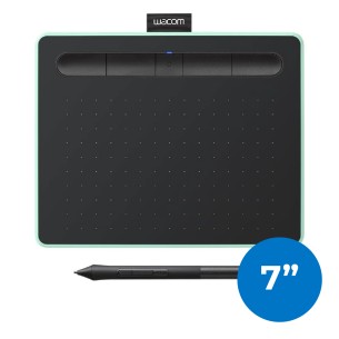 Wacom Intuos Small Bluetooth - Tavoletta Grafica - Dimensione 7" - Nero/Verde