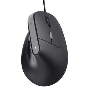 Mouse Ergonomico con cavo usb - Trust Bayo II - Black
