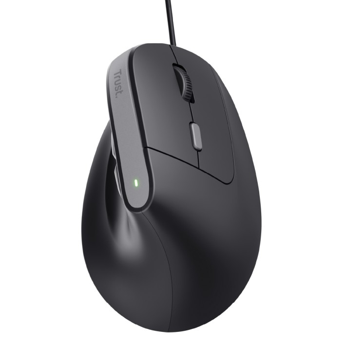 Mouse Ergonomico con cavo usb - Trust Bayo II - Black
