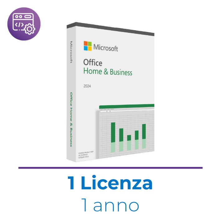 Microsoft Office Home & Business 2024 ESD - Software elettronico - Download con Chiave di Attivazione