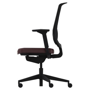 Sedia Operativa Reply Air su Ruote - Colore Sedile Red ST120 - Colore Schienale/Struttura Nero - No Poggiatesta 2